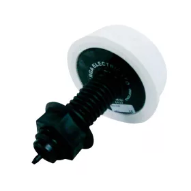   Fehér ABS Piezoelektromos nyomógomb d.26 műgyanta bevonatú csatlakozókábellel 2 m