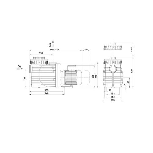 BADU Top II/14, 1~, 0,65kW