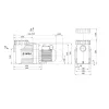 BADU Prime 11 m3/h, 3~, 0.45kW, kék