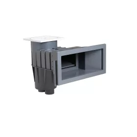   HAYWARD COFIES PREMIUM széles szájú szkimmer, hosszú nyakú, sötétszürke, 2" / D63, fóliás