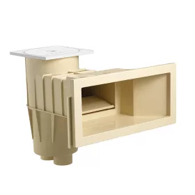   HAYWARD COFIES PREMIUM széles szájú szkimmer, hosszú nyakú, homokszínű, 2" / D63, fóliás