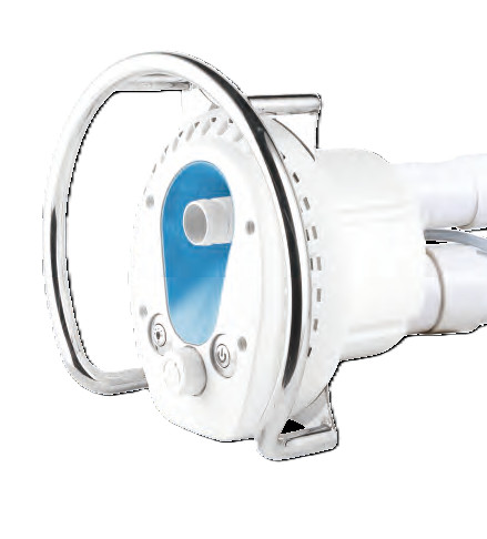 SwimX 90 m3/h ellenáramoltató szett kerek előlappal + rozsdamentes kap. 4 kW ~3 szivattyúval