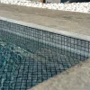 HAOGENPLAST MATRIX ezüst/fekete, sötét fugával, 1,65 m széles, 41,25 m2 / tekercs