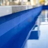 HAOGENPLAST 3D Unicolor indigo, dombornyomott, 1,65 m széles, 41,25 m2 / tekercs 