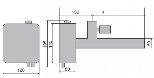 Elektromos fűtőpatron TITÁN 9 kW/400V