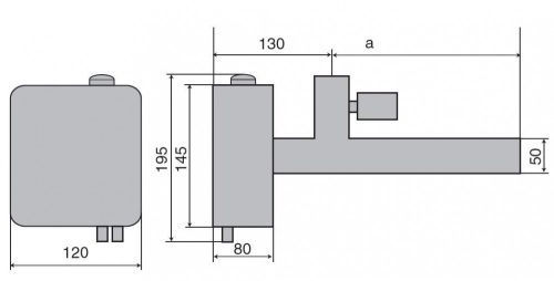 Elektromos fűtőpatron TITÁN 12 kW/400V