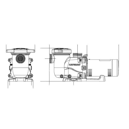 Szivattyú MAX FLO XL 10 m3/h 0,55 kW 1~