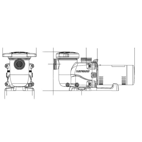 Szivattyú MAX FLO XL 12 m3/h  0,70 kW 1~