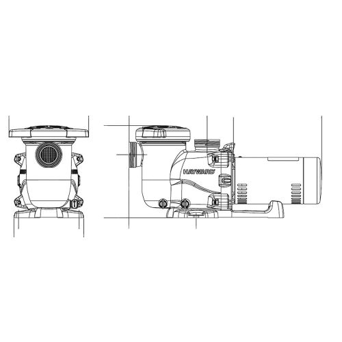 Szivattyú MAX FLO XL 16 m3/h 1,1 kW 1~