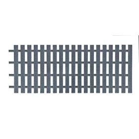 Egyenes rács 200/22 Sötétszürke