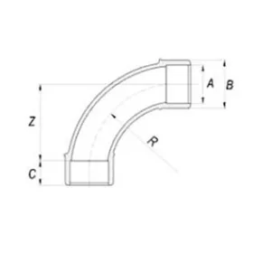 ÍV 90° D20 PVC-U
