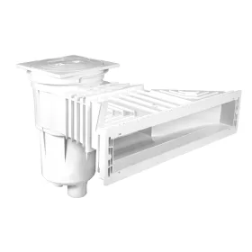   ATECPOOL EURO SKIMMER extra széles szájú tükörszkimmer, 2" / 1  1/2”, betonos