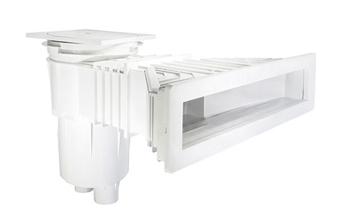 ATECPOOL EURO SKIMMER extra széles szájú szkimmer fóliás rézperselyes  2'/ 11/2' BM ABS AP