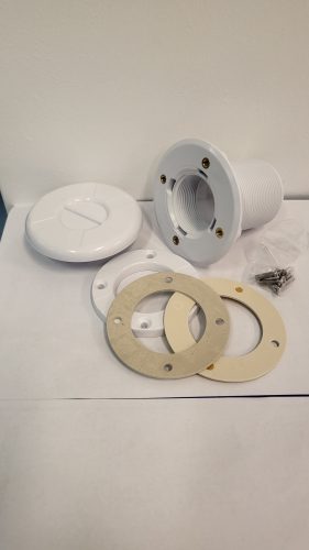 CPA REAL GM 27 elszívó alapelem + porszívó csatlakozó, rézperselyes, 2" / D50, fóliás