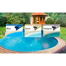   Modena medence 3,5 x 1,2m 0,8 mm-es szürke színű fóliával