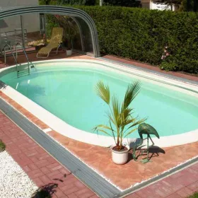   Monaco medence 3,5x 700x 1,2m 0,6 mm-es homok színű fóliával