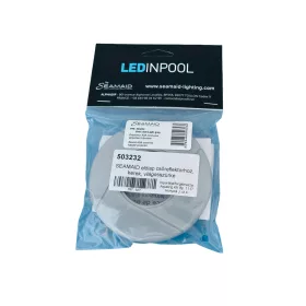 SEAMAID előlap csőreflektorhoz, kerek, világosszürke