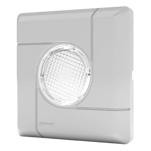 Előlap mini reflektorhoz, négyszögletes,  fehér