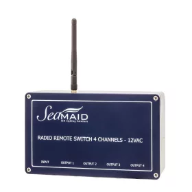   SEAMAID 4 csatornás rádiós távvezérlő, 12V AC / 20-24V DC