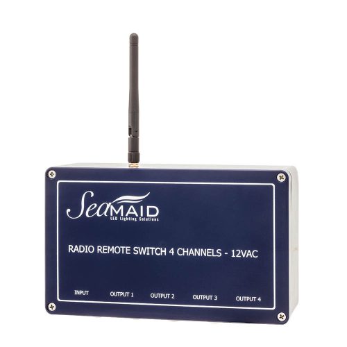 Rádióvezérléses Távkapcsoló 4 csatornás 8 gombos 12V/120W