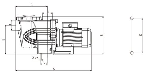 Pontaqua Boss szivattyú 0,37 kW ~1