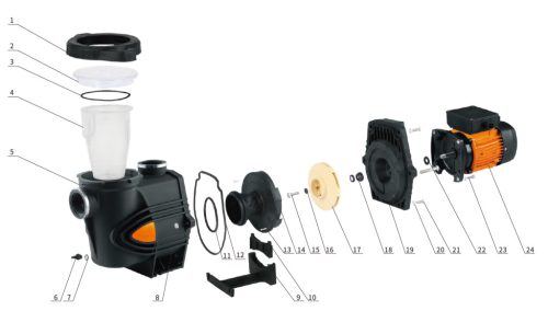 Pontaqua Boss szivattyú 0,37 kW ~1