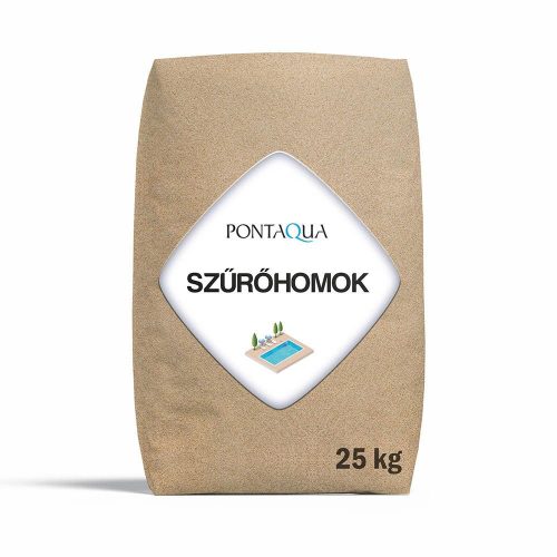 Kvarchomok szűrőtöltet / 0,4-0,8  mm / 25kg
