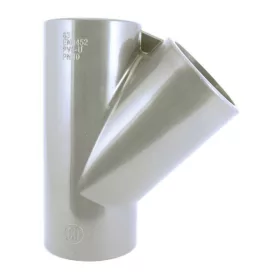 T IDOM 45° D63 PVC-U