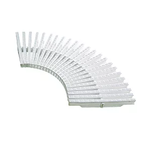 Túlfolyó rács íves 145mm Klasszik (48tag/fm)
