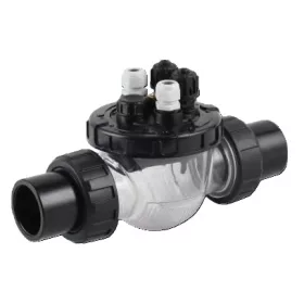   Szondatartó idom átlátszó, 5 darab 1/2’ csatlakozással D50/63