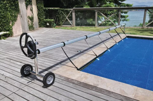 PRESTO rozsdamentes kézi tekercselő, mobil - tengely nélkül