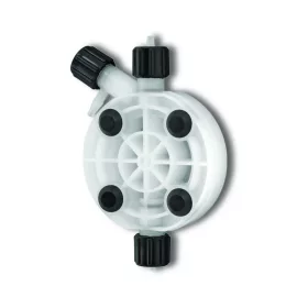 T adagolófej kézi légtelenítővel PVDF